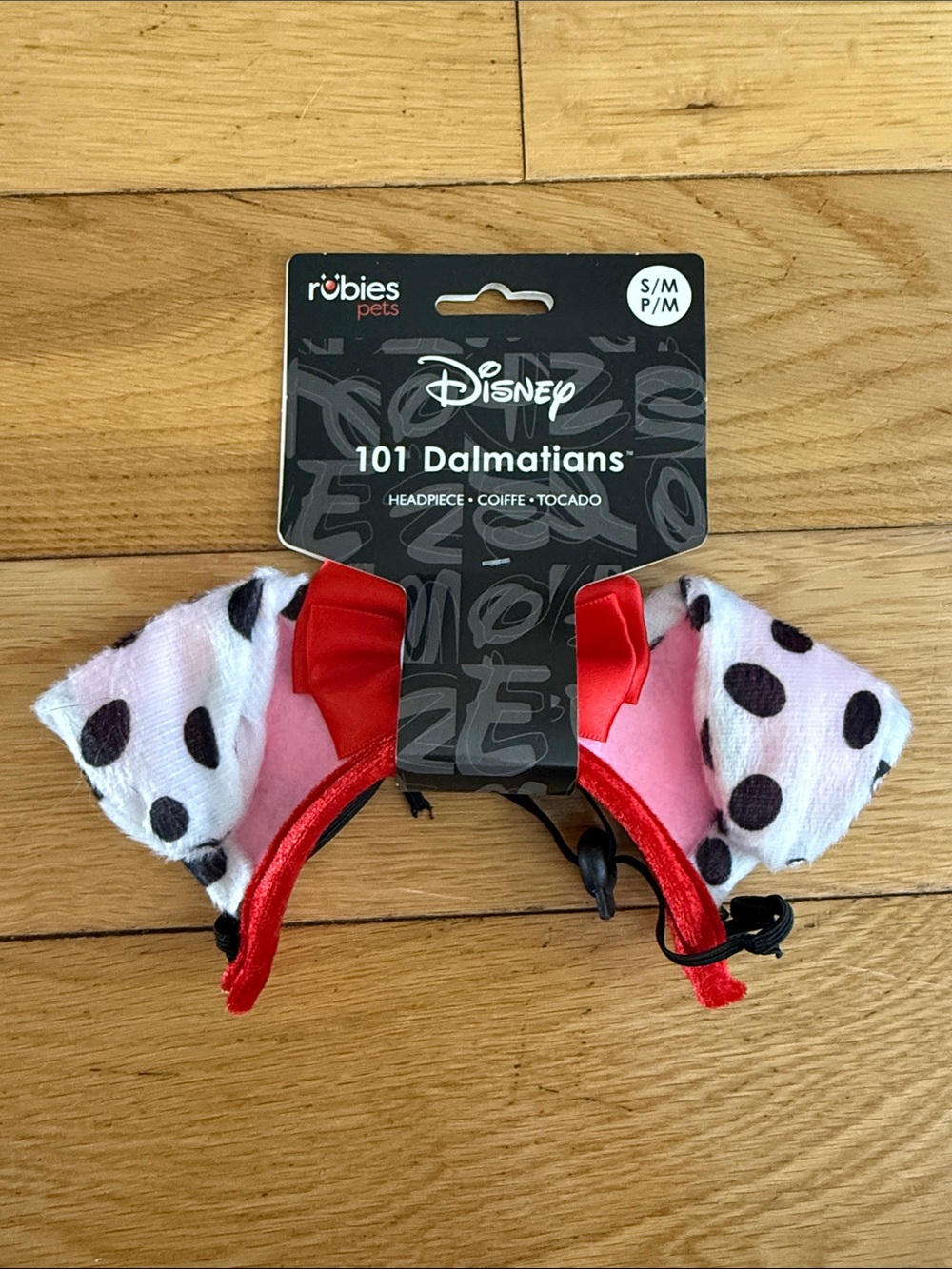 Disney Dalmatian Spot Pet Headband with Red Bows